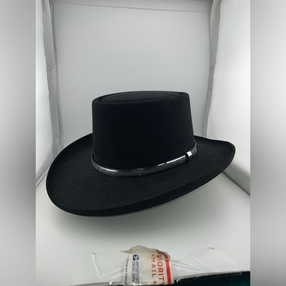 NWOT Resistol Casino Self-Conforming Beaver 4X Felt Cowboy Hat Size 6 5/8 - Picture 9 of 9